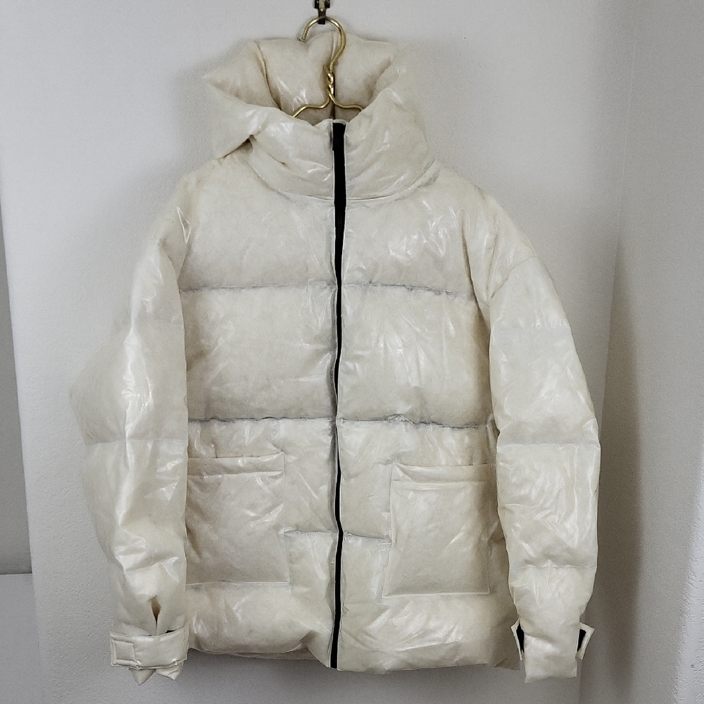 Ader Error Transparent Down Puffer Jacket * Flaws… - image 1